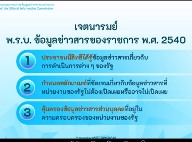 การอบรมให้ความรู้เกี่ยวกับกฎหมายข้อมูลข่าวสารของราชการ ... พารามิเตอร์รูปภาพ 21